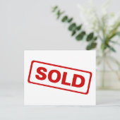 Carte Postale Signal vendu (Debout devant)