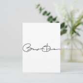 Carte Postale Signature Barack Obama (Debout devant)