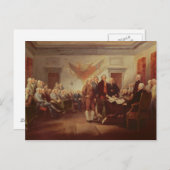 Carte Postale Signature de la Déclaration d'indépendance (Devant / Derrière)
