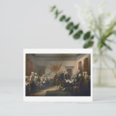 Carte Postale Signature de la Déclaration d'indépendance, 4 juil (Debout devant)