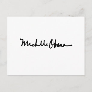 Carte Postale Signature de MICHELLE OBAMA -.png