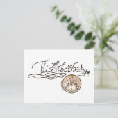 Carte Postale Signature Elizabeth I (Version 1) (Debout devant)