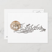 Carte Postale Signature Elizabeth I (Version 2) (Devant / Derrière)