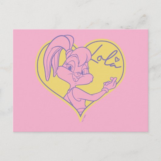 Carte Postale Signature Lola Heart (Devant)