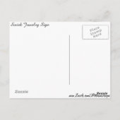 Carte Postale Signe bijoux en swirk #2 (Dos)