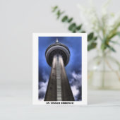 CARTE POSTALE SIGNE CN TOWER, CN TOWER TORONTO (Debout devant)