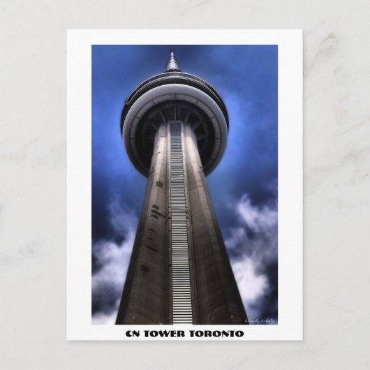 CARTE POSTALE SIGNE CN TOWER, CN TOWER TORONTO (Devant)