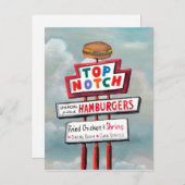 CARTE POSTALE SIGNE D'ALIMENTATION RAPIDE (Devant / Derrière)