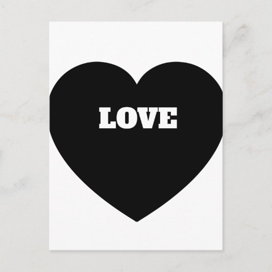 Carte Postale Signe d'amour (Devant)