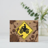 Carte Postale SIGNE DE BOUGEON ATV Thunder_Cove (Debout devant)