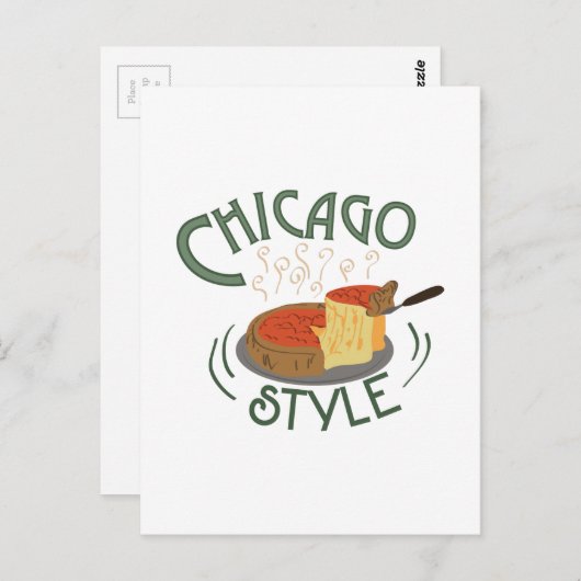 Carte Postale SIGNE DE Chicago (Devant / Derrière)