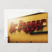 Carte Postale Signe de Dr. Pepper (Devant / Derrière)