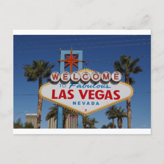 Carte Postale SIGNE DE Fabuleux Las Vegas Bienvenue