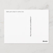 Carte Postale Signe de la route 66 Midpoint - Adrian, Texas (Dos)