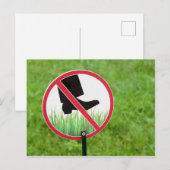 Carte Postale Signe de l'Herbe (Devant / Derrière)
