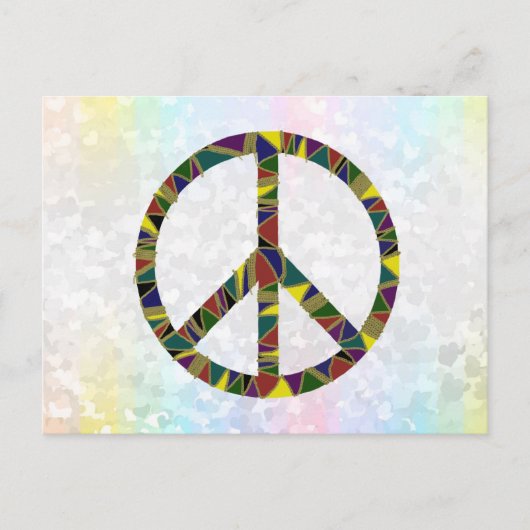 Carte Postale Signe de paix (Devant)