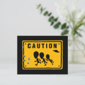 Carte Postale SIGNE DE PASSAGE Alien (Debout devant)