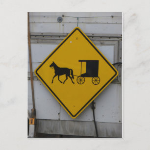 Carte Postale SIGNE DE PASSAGE Amish