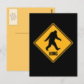 Carte Postale SIGNE DE PASSAGE Bigfoot (Devant / Derrière)
