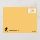 Carte Postale SIGNE DE PASSAGE Bigfoot (Dos)