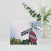 Carte Postale Signe de rue du Vatican (Debout devant)