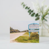 Carte Postale signe de ville de la carolina nord (Debout devant)