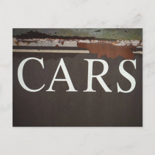 Carte Postale SIGNE DE VOITURE Vintage Camion