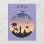 Carte Postale SIGNE DU Tourisme DE Bali (Devant)