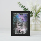 Carte Postale Signe du zodiaque Lion Anniversaire Lion né en jui (Debout devant)