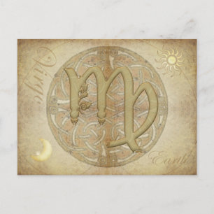 Carte postale Signe du zodiaque Vierge