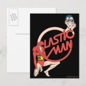 Carte Postale Signe en caoutchouc de l'homme en plastique (Devant / Derrière)