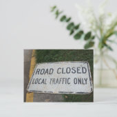 CARTE POSTALE SIGNE FERMÉ ROUTIER (Debout devant)