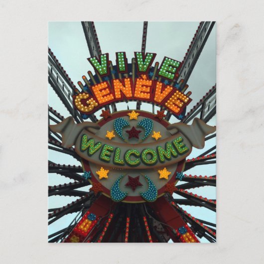 Carte Postale signe géneve (Devant)