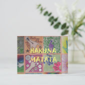 Carte Postale Signe Hakuna Matata - Impression (Debout devant)