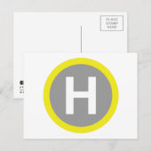 Carte Postale SIGNE Helipad (Devant / Derrière)