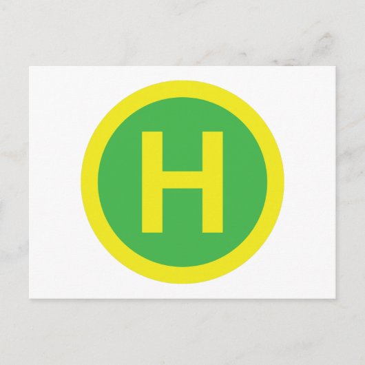 Carte Postale SIGNE Helipad (Devant)