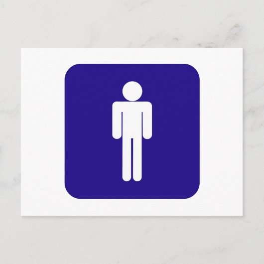 CARTE POSTALE SIGNE HOMME (Devant)