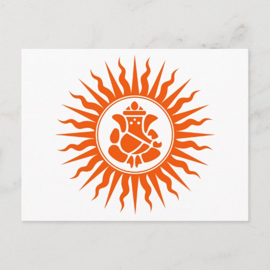 Carte Postale Signe Lord Ganesha (Devant)