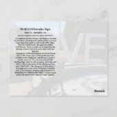 Carte Postale SIGNE LOVEworks Wolf (Dos)