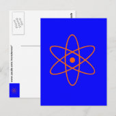 CARTE POSTALE SIGNE NUCLÉAIRE (Devant / Derrière)