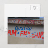 Carte postale SIGNE POISSON (Devant / Derrière)