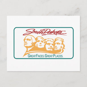 Carte Postale SIGNE ROUTIÈRE - Dakota du Sud - USA