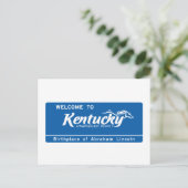 Carte Postale SIGNE ROUTIÈRE - Kentucky - USA (Debout devant)