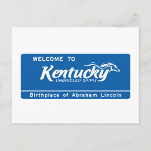 Carte Postale SIGNE ROUTIÈRE - Kentucky - USA