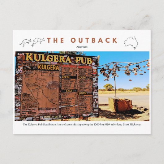 Carte Postale SIGNE ROUTIÈRE Kulgera (Devant)
