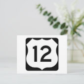 Carte Postale SIGNE US Route 12 (Debout devant)