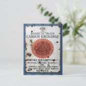 CARTE POSTALE SIGNE VINTAGE (Debout devant)