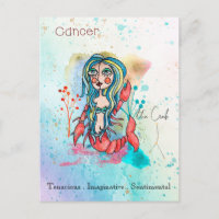 SIGNE Zodiaque Cancer Fille lunaire Crabe symboliq