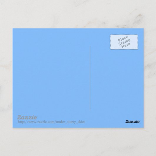 Carte Postale SIGNE Zodiaque Scorpion émergent des eaux profonde (Dos)