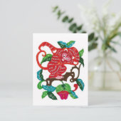 Carte Postale SIGNE Zodiaque singe-chinois (Debout devant)